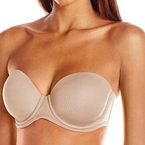 Victoria Secret strapless push-up nude bra